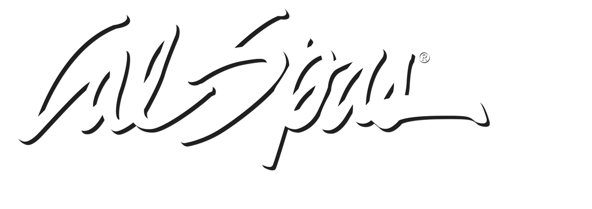 Calspas White logo hot tubs spas for sale San Antonio