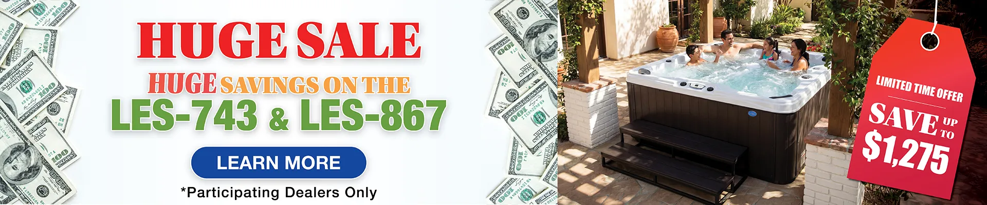 Calspas hot tub being used in a family setting - San Antonio